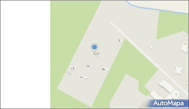 Czaplinek, Pięciu Pomostów, 11e, mapa Czaplinek