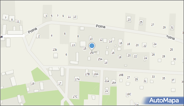 Czarnów, Piaskowa, 15c, mapa Czarnów