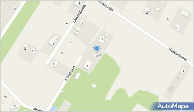 Czarnówka, Piłsudskiego Józefa, marsz., 19, mapa Czarnówka