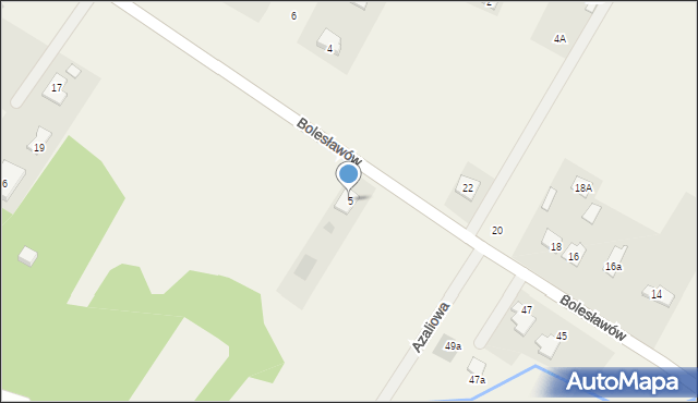 Czarnówka, Piłsudskiego Józefa, marsz., 5, mapa Czarnówka