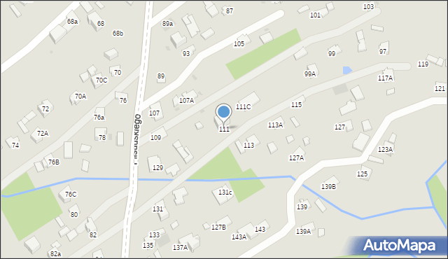 Dąbrowa Tarnowska, Piłsudskiego Józefa, marsz., 111, mapa Dąbrowa Tarnowska