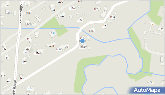 Dąbrowa Tarnowska, Piłsudskiego Józefa, marsz., 139A, mapa Dąbrowa Tarnowska