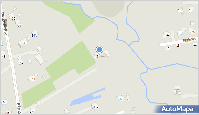 Dąbrowa Tarnowska, Piłsudskiego Józefa, marsz., 45b, mapa Dąbrowa Tarnowska