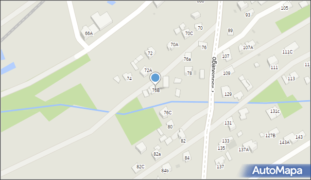 Dąbrowa Tarnowska, Piłsudskiego Józefa, marsz., 76B, mapa Dąbrowa Tarnowska