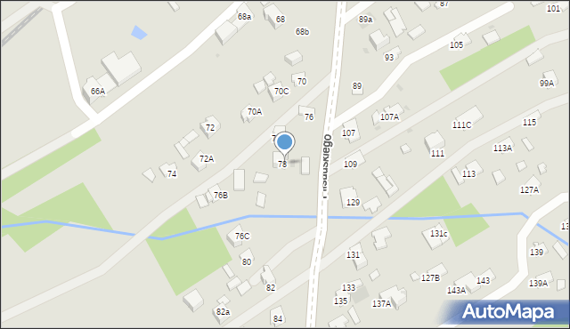 Dąbrowa Tarnowska, Piłsudskiego Józefa, marsz., 78A, mapa Dąbrowa Tarnowska