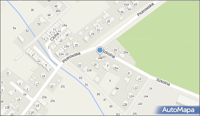 Daszewice, Piotrowska, 24a, mapa Daszewice