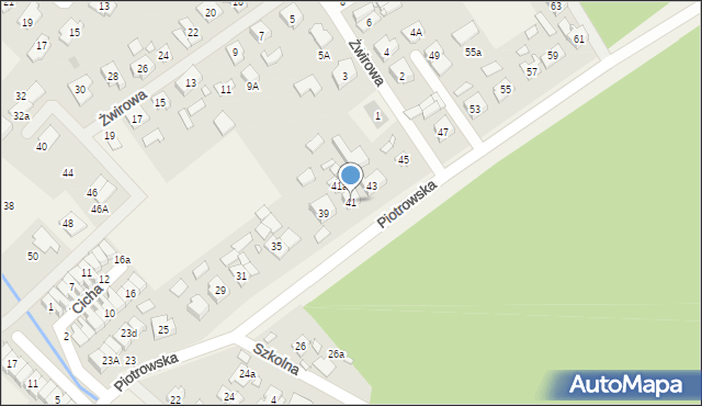 Daszewice, Piotrowska, 41, mapa Daszewice