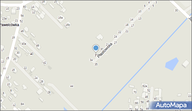 Dęblin, Piastowska, 32, mapa Dęblin