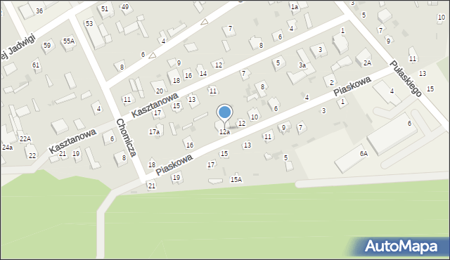 Długosiodło, Piaskowa, 14, mapa Długosiodło