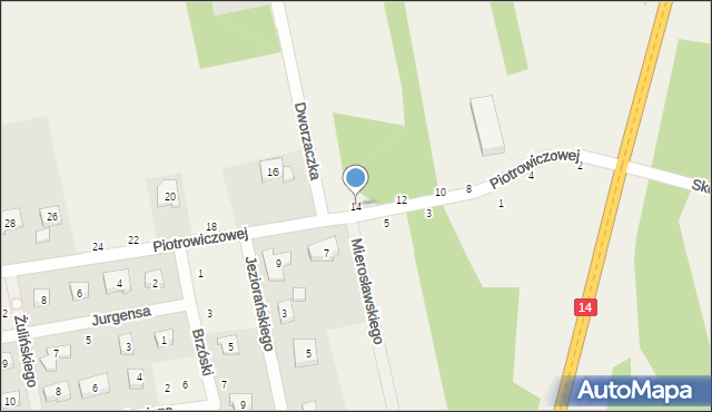 Dobra, Piotrowiczowej Marii, 14, mapa Dobra