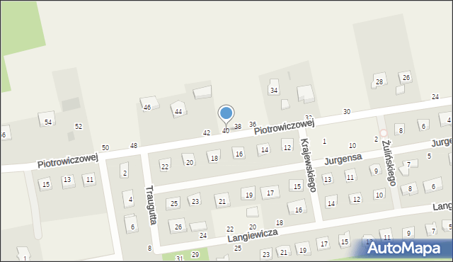 Dobra, Piotrowiczowej Marii, 40, mapa Dobra