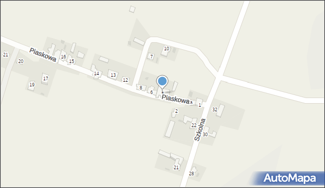 Dobre, Piaskowa, 5, mapa Dobre