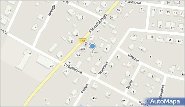 Drezdenko, Piłsudskiego Józefa, marsz., 24c, mapa Drezdenko