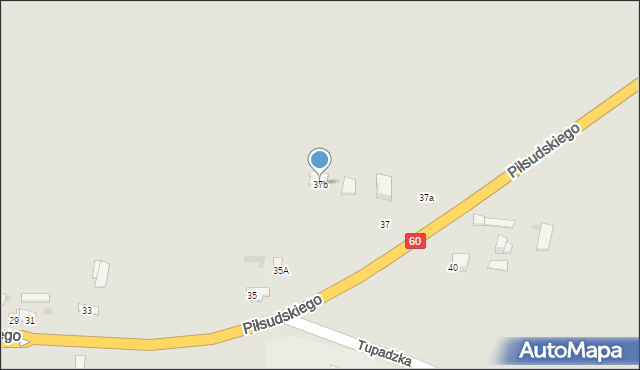 Drobin, Piłsudskiego Józefa, marsz., 37b, mapa Drobin