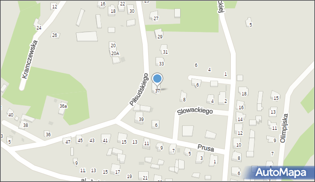 Drohiczyn, Piłsudskiego Józefa, marsz., 37, mapa Drohiczyn