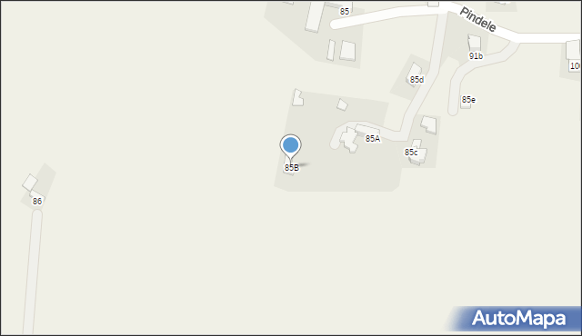 Dzianisz, Pindele, 133, mapa Dzianisz