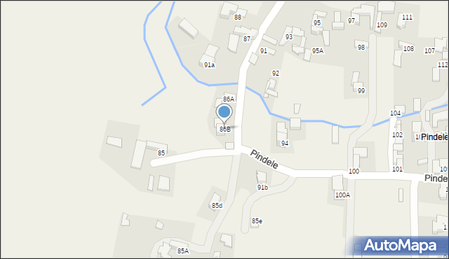 Dzianisz, Pindele, 150, mapa Dzianisz