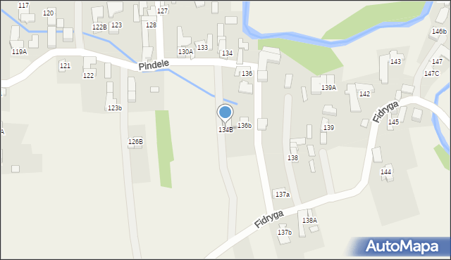 Dzianisz, Pindele, 27, mapa Dzianisz