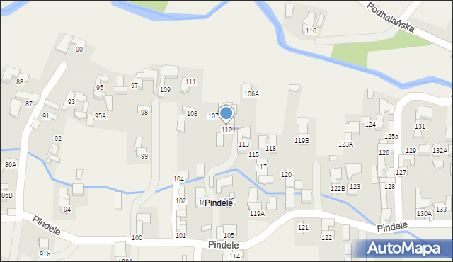 Dzianisz, Pindele, 56, mapa Dzianisz