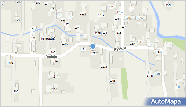 Dzianisz, Pindele, 57, mapa Dzianisz