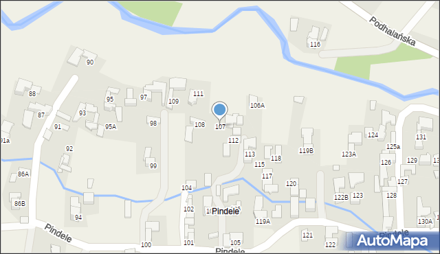 Dzianisz, Pindele, 64, mapa Dzianisz