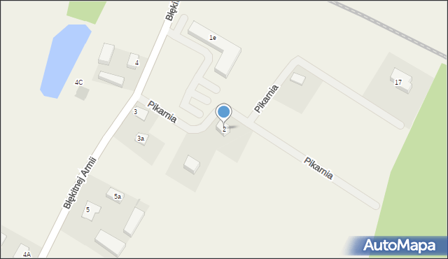 Dzierżążno, Pikarnia, 2, mapa Dzierżążno