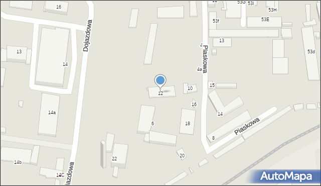 Elbląg, Piaskowa, 12, mapa Elbląga