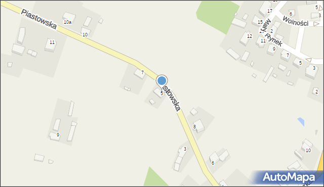 Gardeja, Piastowska, 5, mapa Gardeja