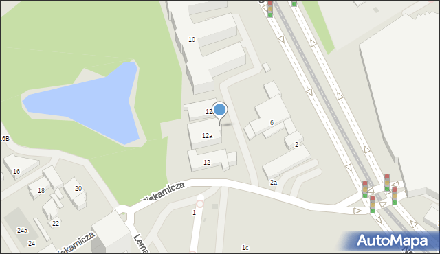 Gdańsk, Piekarnicza, 1a, mapa Gdańska