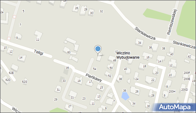 Gdynia, Pieńkawy Zdzisława, kpt., 54a, mapa Gdyni