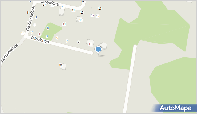 Gdynia, Pileckiego Witolda, rtm., 10, mapa Gdyni