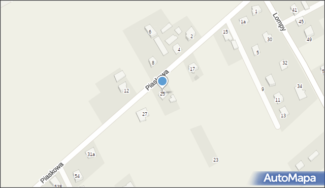 Gilowice, Piaskowa, 25, mapa Gilowice
