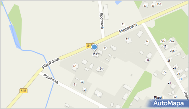 Gołąb, Piaskowa, 30A, mapa Gołąb
