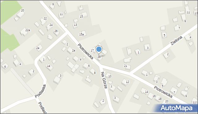 Gołkowice, Piotrowicka, 19, mapa Gołkowice