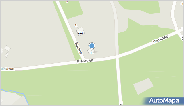 Golub-Dobrzyń, Piaskowa, 11, mapa Golub-Dobrzyń