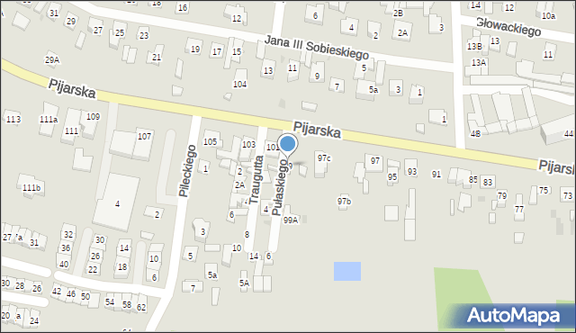 Góra Kalwaria, Pijarska, 99, mapa Góra Kalwaria