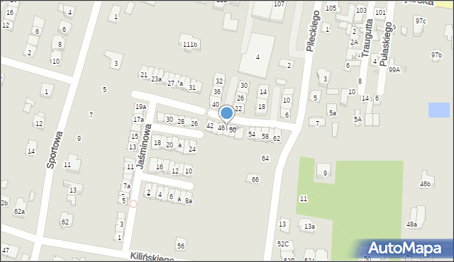 Góra Kalwaria, Pileckiego Witolda, rtm., 48, mapa Góra Kalwaria