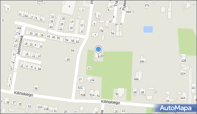 Góra Kalwaria, Pileckiego Witolda, rtm., 9, mapa Góra Kalwaria