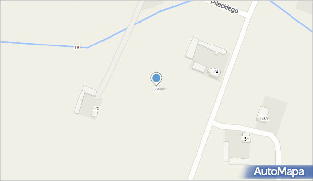 Górzno, Pileckiego Witolda, rtm., 22, mapa Górzno