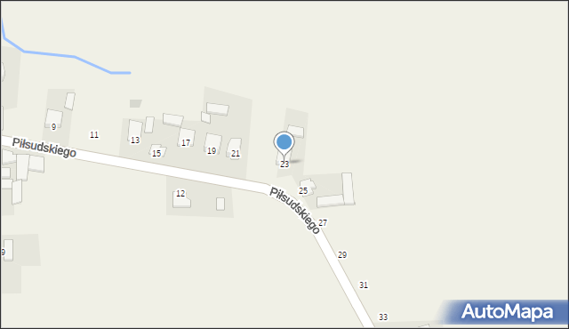 Górzno, Piłsudskiego Józefa, marsz., 23, mapa Górzno
