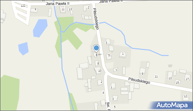 Górzno, Piłsudskiego Józefa, marsz., 6, mapa Górzno