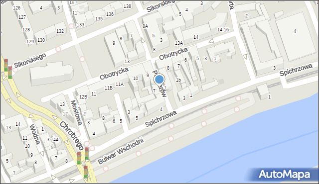 Gorzów Wielkopolski, Pionierów, 6-7, mapa Gorzów Wielkopolski