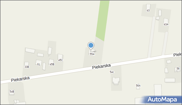 Goszczyn, Piekarska, 55, mapa Goszczyn