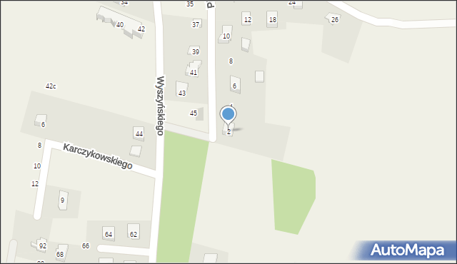 Gowidlino, Piłsudskiego Józefa, marsz., 2, mapa Gowidlino