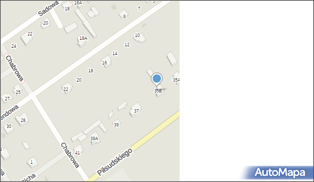 Grajewo, Piłsudskiego Józefa, marsz., 35B, mapa Grajewo