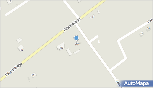 Grajewo, Piłsudskiego Józefa, marsz., 38A, mapa Grajewo