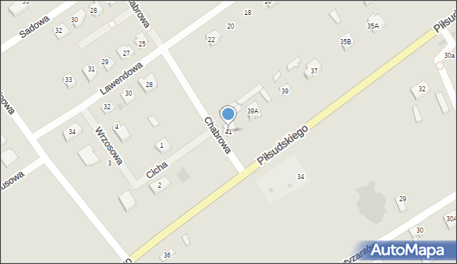 Grajewo, Piłsudskiego Józefa, marsz., 41, mapa Grajewo