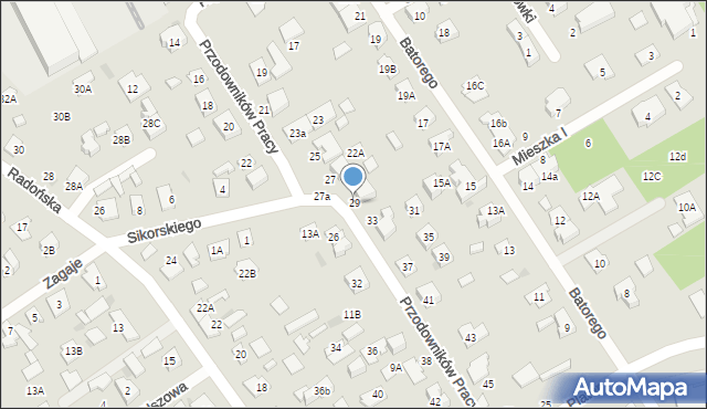 Grodzisk Mazowiecki, Piękna, 29, mapa Grodzisk Mazowiecki