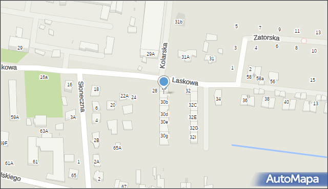 Grójec, Piłsudskiego Józefa, marsz., 30a, mapa Grójec