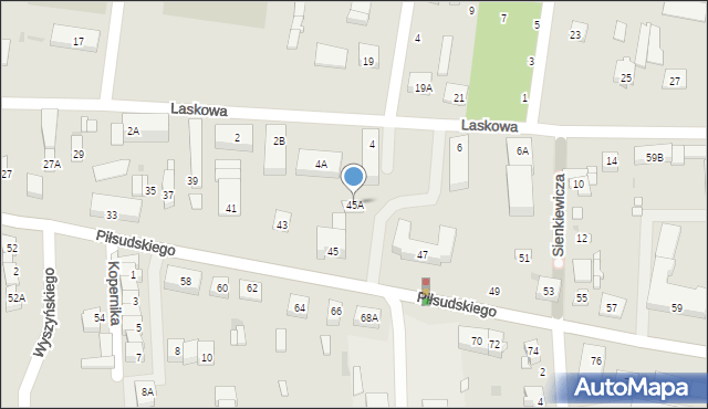 Grójec, Piłsudskiego Józefa, marsz., 45A, mapa Grójec